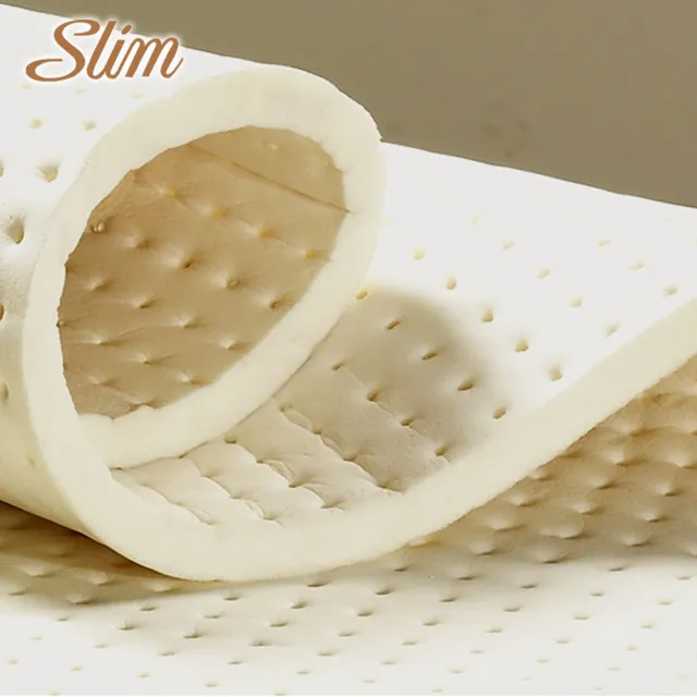 【SLIM】雙人加大銀離子蠶絲乳膠記憶膠獨立筒床墊6x6.2尺x27cm-加厚抗菌型