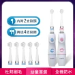 【SAMPO 聲寶】兒童彩光音波電動牙刷/兒童牙刷(TB-Z1806CL 共附6只刷頭)