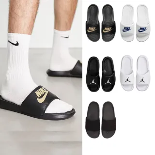 【NIKE 耐吉】拖鞋 涼鞋 夾腳鞋 人字拖 喬丹 NIKE VICTORI ONE SLIDE 男鞋 黑白 多款(HF3263-100&)
