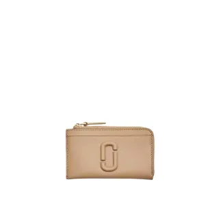 【MARC JACOBS】J MARC 駱駝棕拉鍊式卡片錢包