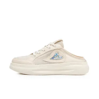 【FILA】Sequin Heart 女 穆勒鞋 運動休閒鞋 炫彩愛心 米(5-C946Z-111)