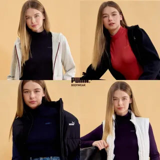 PUMA顯微超細暖絨立領上衣-女(U)