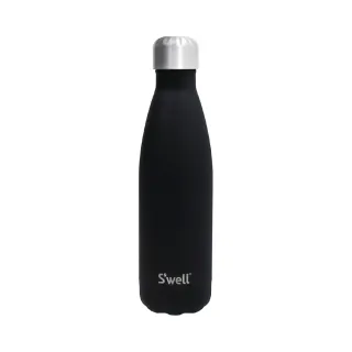 【S’well】Original流線不鏽鋼保溫瓶 曜石黑500ml / swell 水壺 水瓶 保溫杯 運動水壺 環保杯 隨行杯