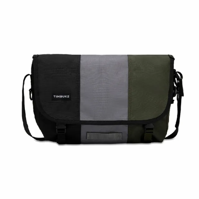 【Timbuk2】CLASSIC MESSENGER經典郵差包 S(14L  綠灰黑拚色)