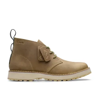 【Clarks】男鞋 Solsbury DB 雙縫線極簡鞋面輕量圓頭休閒靴(CLM78987B)