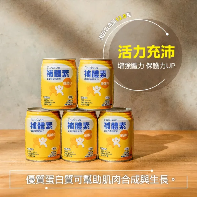 【補體素】優蛋白原味即飲 237mlx24罐*3箱(正港優蛋白、增強體力 陳美鳳推薦)