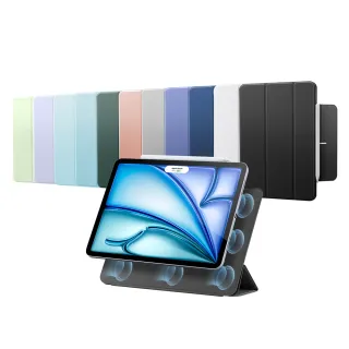 【ESR 億色】iPad Air 11英吋2024.2025 /Air 5/4/Pro 11吋2018 優觸雙面夾系列保護套 搭扣款
