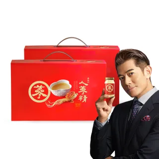 【老協珍】人蔘精禮盒 麥蘆卡蜂蜜口味14入x2盒(60ml/入 郭富城代言 養氣人蔘 送禮 保健禮盒)