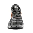 【Palladium】PALLASHOCK OUTCITY厚底拼接皮革巧克力鞋-男-黑(08877-008)