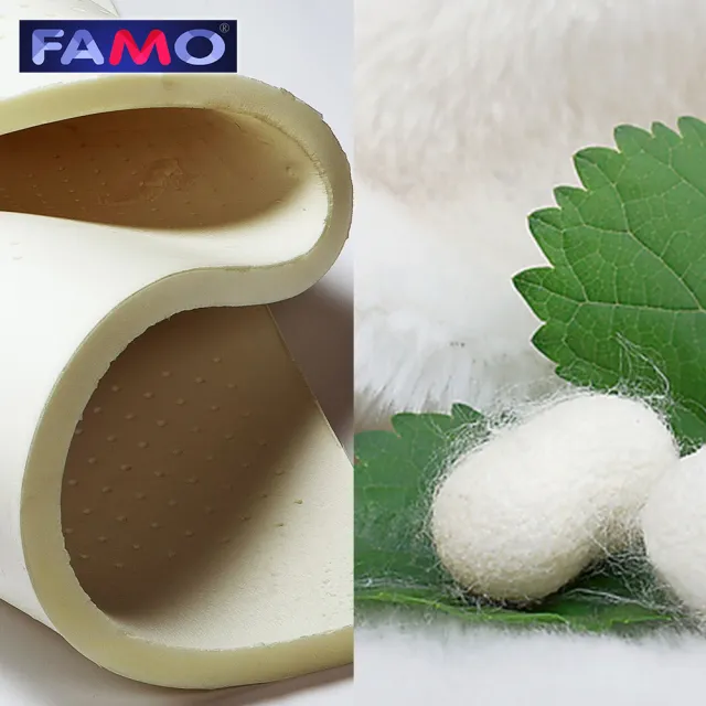 【FAMO 法摩】雙人加大天絲蘆薈蠶絲2cm乳膠3D透氣硬式獨立筒床墊6x6.2尺x27cm