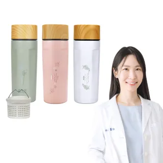 【IKUK 艾可】真陶瓷保溫杯-真瓷濾茶器茗茶保溫杯500ml(陶瓷內蓋/陶瓷咖啡杯/陶瓷保溫瓶/咖啡保溫杯)