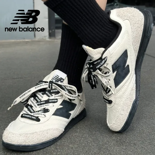 【NEW BALANCE】特殊限量款!! RC42復古鞋/運動鞋_中性_白黑色_URC42NAL-D(附雙鞋帶：黑+白)