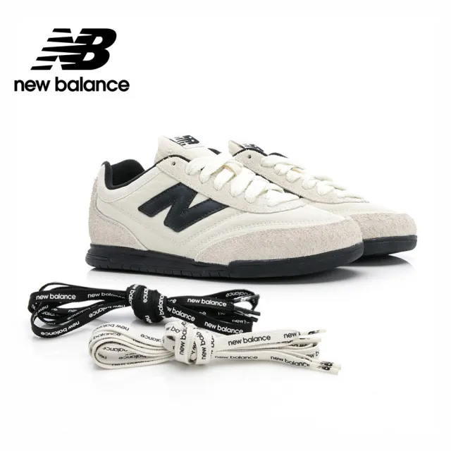 【NEW BALANCE】特殊限量款!! RC42復古鞋/運動鞋_中性_白黑色_URC42NAL-D(附雙鞋帶：黑+白)