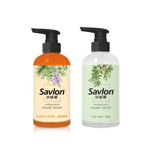 【Savlon 沙威隆】抗菌洗手露-茶樹/經典植萃500ml(洗手/官方直營)