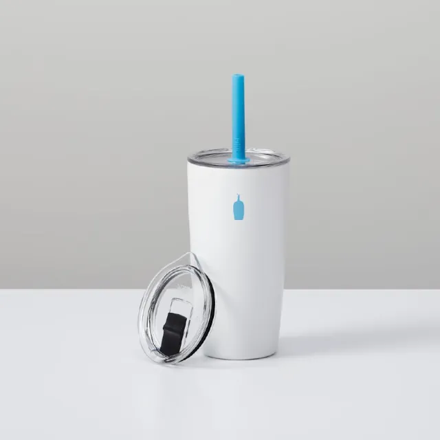 【Blue Bottle Coffee】日本藍瓶咖啡 通勤杯16oz 附吸管(咖啡杯/通勤杯/藍瓶咖啡杯)
