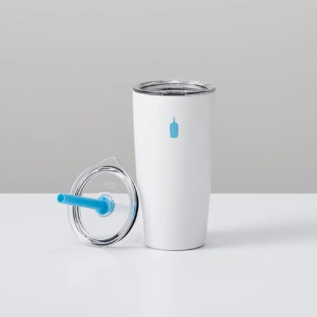 【Blue Bottle Coffee】日本藍瓶咖啡 通勤杯16oz 附吸管(咖啡杯/通勤杯/藍瓶咖啡杯)