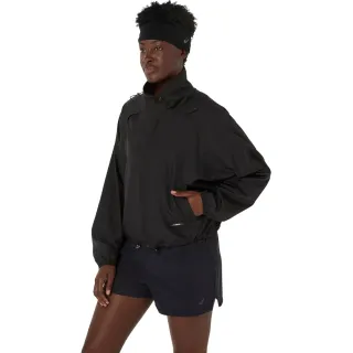 【asics 亞瑟士】ACTIBREEZE 平織外套 女款 海外版 訓練外套(2032D146-001)