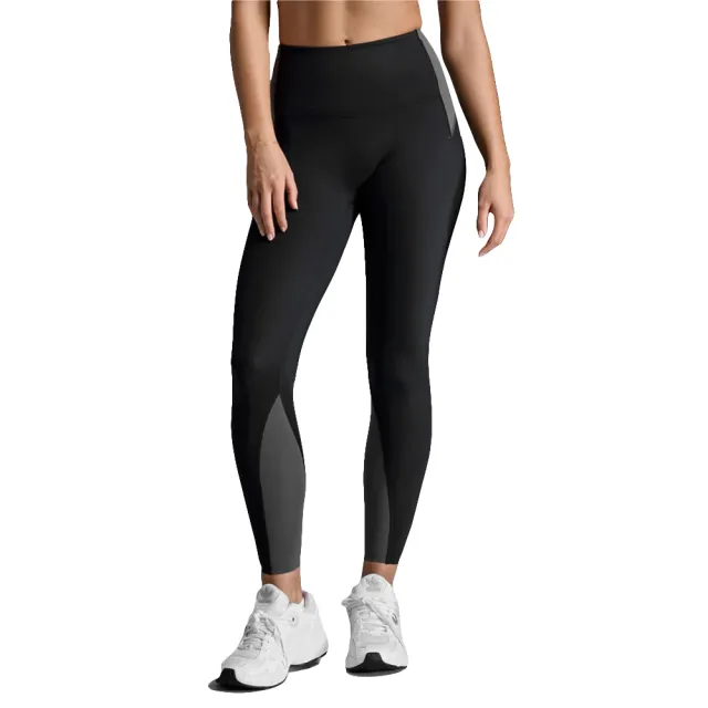 【2XU】女士 全長高腰立體剪裁壓縮褲 運動褲 瑜珈褲 踢拳褲 黑(WA7334b-BLKBLK)