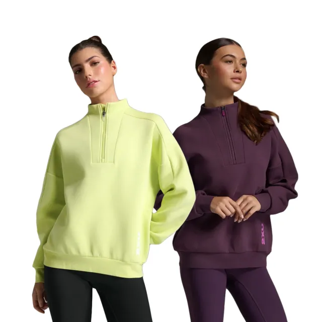 【2XU】W Form Smooth Spacer 1/2 Zip 女士 修身順滑半拉鍊保暖長袖上衣(兩色任選)