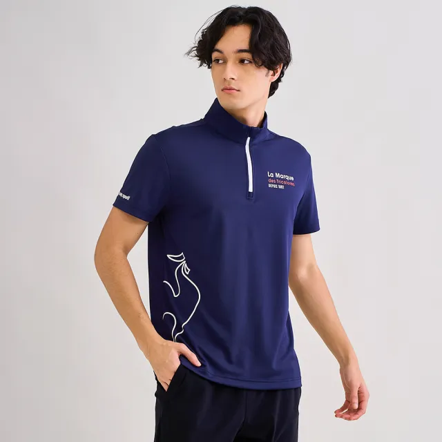 【LE COQ SPORTIF 公雞】吸濕排汗短袖POLO衫/立領衫 男女款-4色-LWV21942_LWV22942