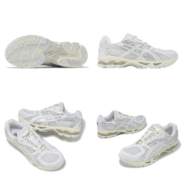 【asics 亞瑟士】休閒鞋 GEL-Nimbus 10.1 男鞋 女鞋 白 銀 緩震 亞瑟士(1203A761100)