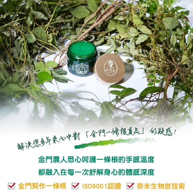 【王大夫一條根】一條根擦倍靈油膏120g