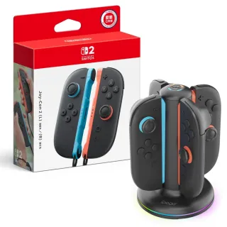 【Nintendo 任天堂】NS2 Switch 2 Joy-con2 控制器 藍紅+副廠 控制器充電座(台灣公司貨)