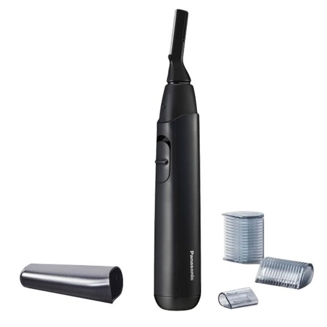 Panasonic國際牌 ER-GM40 刮除式電動刮鬍刀，專為男性設計，適用於臉部精準刮除鬍鬚。採用乾電池式供電，刀頭可水洗方便清潔，黑色系簡約外型。產地中國，提供1年保固，是理想的個人衛生用品選擇。