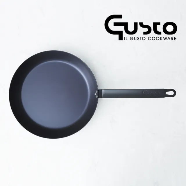 【GUSTO】藍鋼平底鍋28cm(GUSTO2.0)