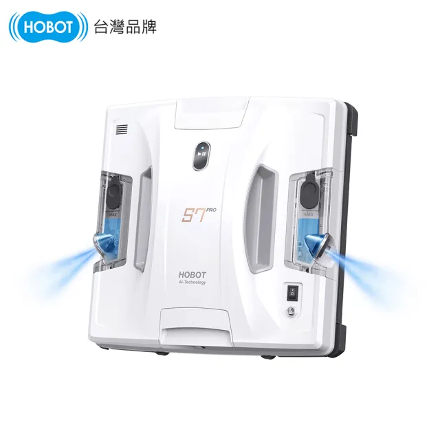 【HOBOT 玻妞】雙布振動擦窗機器人 HOBOT-S7 Pro(全球首創雙布震動/雙噴水/APP遙控器雙控制)