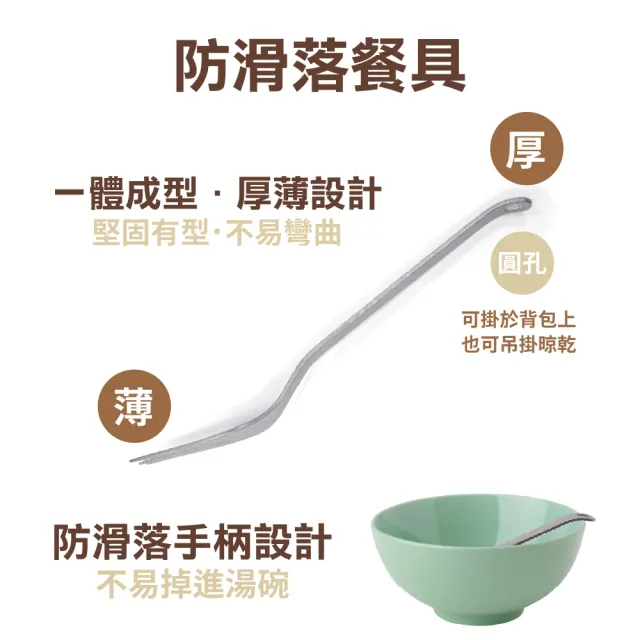 【BEST Ti】純鈦餐具禮盒-三件組(湯匙+細吸管+八方筷-繽紛彩)