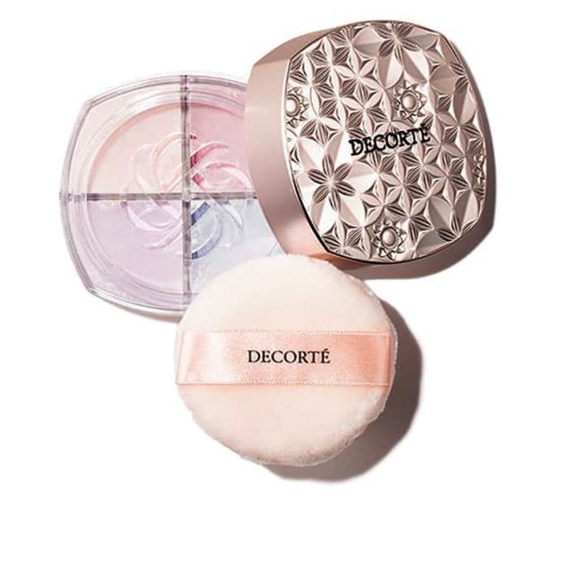 DECORTE黛珂完美調光四色蜜粉，為專櫃品牌推出的高階定妝產品，具備防水防汗功能，適合臉部使用。每盒含16g x2，提供持久妝效與自然光澤，適合追求完美底妝的消費者。