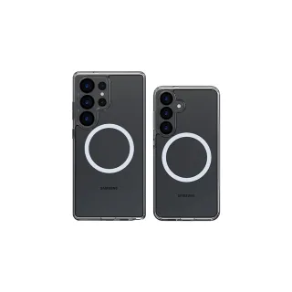 【TORRAS 圖拉斯】Diamond-Mag Samsung S25系列MagSafe抗黃化防摔手機殼(裸機剔透質感 強力磁吸更放心)