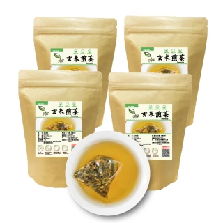 【DING CAO 鼎草】道地日式玄米煎茶x4袋(5gx10入/袋 共4袋)