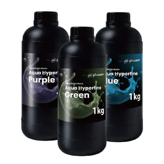 【Phrozen普羅森】湖水超高精細樹脂1KG(三色組-福音紫+野戰綠+孔雀藍)