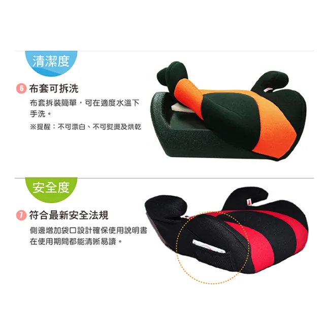 【OMyCar】小乖乖 兒童安全增高座墊 國家認證 一年保固(兒童增高座墊 安全座墊)