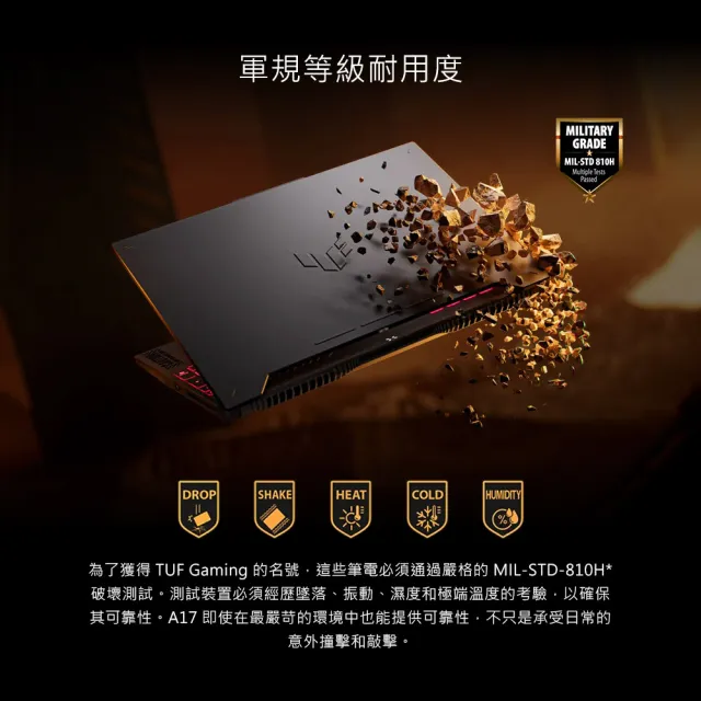 【ASUS 華碩】17.3吋GeForce RTX 4050 R7 電競筆電(FA707NUR-0042B7435HS/R7-7435HS/16G/1TB/W11)