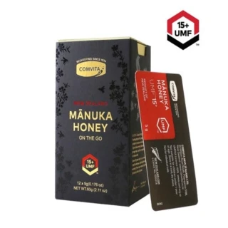 【Comvita 康維他】UMF&trade;15+麥蘆卡蜂蜜 便攜裝(紐西蘭官方FernMark銀蕨品質認證)