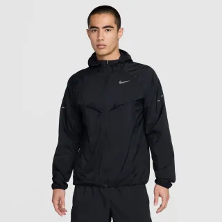 【NIKE 耐吉】外套 男 運動連帽外套 防潑水 AS M NK UV RPL STRIDE JACKET 黑 HV4549-010