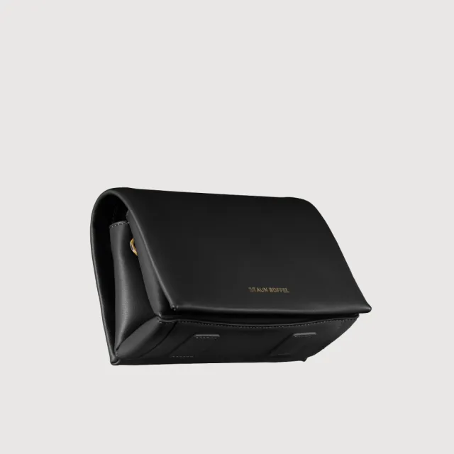 【BRAUN BUFFEL 德國小金牛】柯琳姆 斜背包-黑色(BF862-11-BK) 女包送禮推薦