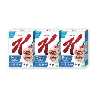 【家樂氏】SPECIAL K香脆麥米片370gx3盒(無添加糖)