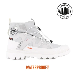 【Palladium】PAMPA LITE+ XPLOR WP+再生科技輕量橘標防水鞋/休閒鞋-男鞋/女鞋-淺灰(74383-056-M)