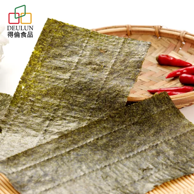【得倫食品】一片珍情辣味燒海苔26.4g(團購人氣商品)