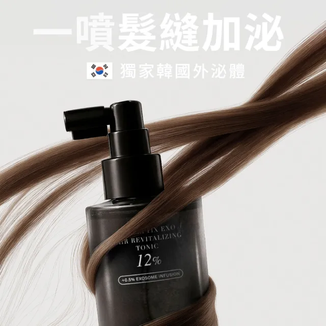 【Relove】黑泌肽6%養髮液100mlx3入組(韓國益髮黑泌肽 強健髮根注入營養)