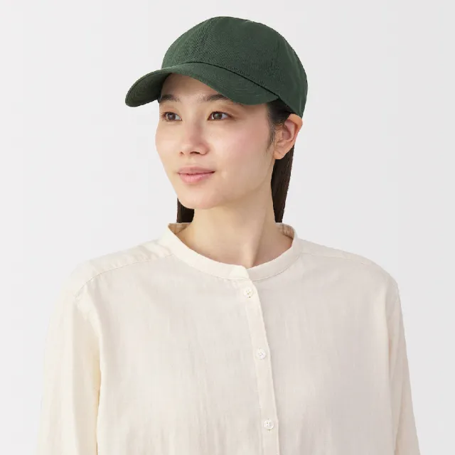 【MUJI 無印良品】棉斜紋織棒球帽(深米/深綠/棕色/黑色)