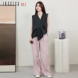 【Jessica Red】休閒時尚寬鬆皺褶直筒工裝長褲R53203