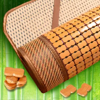 【神田職人】新款 雙人5尺 3D加厚碳化麻將涼蓆 棉繩強化款 瞬涼降溫 透氣網布 涼墊(雙人5尺)