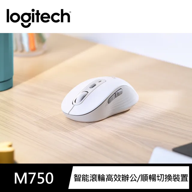 【Logitech 羅技】K650無線鍵盤 + M750多工靜音無線滑鼠