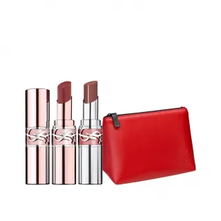 【YSL】官方直營 情挑誘光水潤唇2入組(潤唇膏+水唇膏/水潤唇膏/精品潤唇膏/護唇膏)