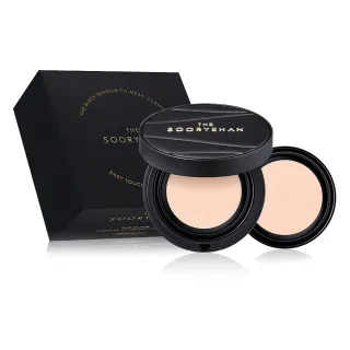 【Sooryehan 秀雅韓】官方直營 黑蘭極萃輕透氣墊粉餅 SPF50+ PA+++(正貨13g+補充蕊13g / 共2色)